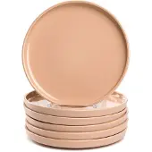 Leonardo Teller Roma Apricot 22 cm (Set von 6 Stück)