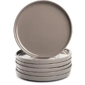 Leonardo Teller Roma Taupe 22 cm (Set von 6 Stück)
