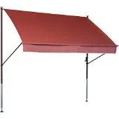 Fremeaux And Associes Angerer Klemmmarkise Style 400 cm terra