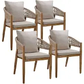 TecTake Gartenstuhl Manacor, Ropedesign
