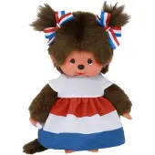Monchhichi Puppe Mädchen Kuscheltier 20cm Niederländisch - Plüschspielzeug