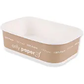 Nature Star Einweg-Menüschalen 0.65 L 50 Stück braun, 12x5x17.2 cm