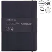 MAUL LEATHER1839 Notizbuch 152X210 SQU 5mm, 300 Bl. (Speditionsversand)