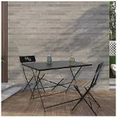 Home Deco Factory Klappbarer Gartentisch "Palerme" 110 x 70 cm