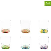 Excelsa Set Von 6 Wasserglas Lisbona Glas 8X9,5 Cm Bunt