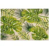 Excelsa Fußmatte Foliage Kokosnuss 60x1,5x40 cm Bunt