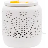 Candle Brothers Elektrische Duftlampe Keramik Weiß