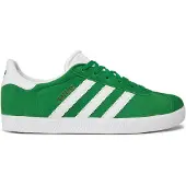 Adidas Gazelle Authentic Multi Purpose 90s Junior Wildleder Ledersneaker in Grün – 4.5 UK - 37 1/3 EU - 5 US / Green