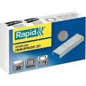 Rapid Hæfteklamme Rapid Omnipress 30 æske/1000 - (10 stk.)