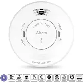 Alecto SDV10 - 230V Rookmelder - 5 Jaar Batterij Back-up - Wit