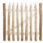 Voss.garden Gartentor für Staketenzaun, Haselnuss 90x100cm, Abstand 7-9cm