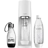 SodaStream Wassersprudler Terra Vorteilspack inkl. 3 Flaschen und Quick Connect Zylinder, Weiß