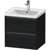 Duravit Waschtischunterschrank Ketho.2 58,4x45,5cm, Ei sw, 2 Schub., wandhängend