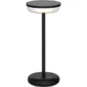 Enovalite LED-Akku-Tischleuchte, Solar- u. Netzbetrieb, dimmbar, 2700K