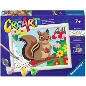 Ravensburger CreArt Malen nach Zahlen – Eichhörnchen