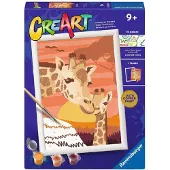 Ravensburger Creart D Series Giraffen Bei Sonnenuntergang