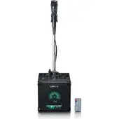 Lenco BTC-070BK - Bluetooth 5.0-Lautsprecher mit LED-Lichtanimation