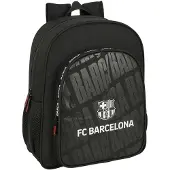 FC Barcelona Junior Kinder Rucksack 15L, Schwarz