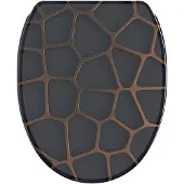 Sanilo WC-Sitz mit Absenkautomatik und Schnellverschluss Mesh, Toilettendeckel direkt vom Hersteller, Klodeckel, Klobrille, WC Deckel, WC Brille