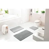 Batex Badematte "Lana", rutschhemmend beschichtet, fußbodenheizungsgeeignet, extra weiches und pflegeleichtes Garn