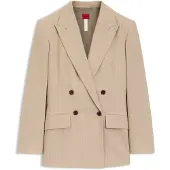 HUGO Regular-Fit Blazer aus Baumwoll-Mix mit Nadelstreifen Grösse 42