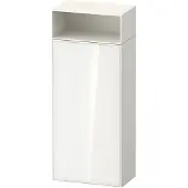 Duravit Halbhochschrank Zencha 40x24x96,1cm, 1 T, An li, Gl. we/we matt