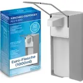 Arnowa ARNOMED Desinfektionsmittelspender, Aluminium 521-L-1000 , Füllvolumen: 1 Liter, mit langem Hebel
