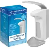 ARNOMED Desinfektionsmittelspender, ABS Kunststoff, weiß 522-500 , Füllvolumen: 500 ml