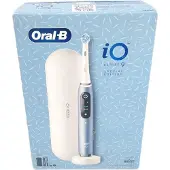 Oral-B iO Series 9 Special Edition, elektrische Zahnbürste, Bluetooth verbunden, 7 Bürsten-Modi, 1 Reiseetui, 1 Tasche, Blau
