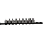 Ks Tools 3/8" Bit-Stecknuss-Satz Innensechskant, kurz, 9-tlg, 4-14mm, 917.4000