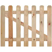 Tuindeco Gartenzauntür gerade 100 cm