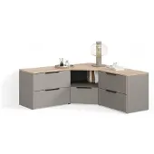 Livinity Wohnwand Piave Greige 3 Teile, Model 58855