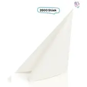 Blanc HYGIENIC Servietten weiß, 33er, 1/8 Falz, 2-lagig, 2.000 Qualitäts-Servietten