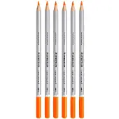 Staedtler Karat Aquarell Stift - Orange (hochwertig, weiches Minen, intensive Farben) 6 Stück