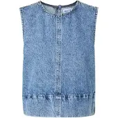 Pieces Pcsky Top | Blau | XL