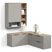 Livinity Wohnwand Piave Greige 5 Teile, Model 58799