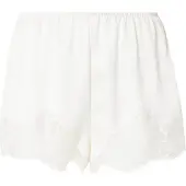 Hunkemoller Valerie Satin-Shorts Weiß