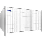 SCHAKE Mobilzaun Profi Resistant Element mit engen Maschen, mit Haken und Ösen 3,5x2m