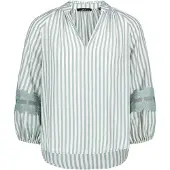 Zero Schlupfbluse mit Streifen in Cream/Blue | Gr.: 44