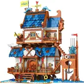 KiddiCraft Fischerhaus Architekturmodell Klemmbaustein Set 2450