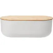 Koopman International Brotkasten Bambus, Weiss