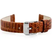 Pacific BELT 14 MM W57 Schlangenlederarmband, braun, geklebt