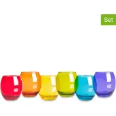 Excelsa Set Von 6 Wasserglas San Jose' Glas 9,5X9 Cm Bunt