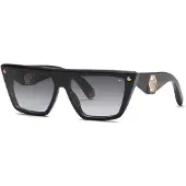 Philipp Plein SPP177 Nero lucido 58/15/140 Damen Sonnenbrillen