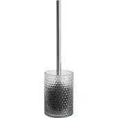 Kleine wolke Seifenspender "Melua", grau (anthrazit), B:7,3cm H:17,9cm T:7,3cm, Glas, Dosierspender, Seifenspender, in mehreren Farben erhältlich