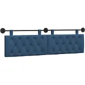 Syfax Hängendes Kopfteil Blau Stoff