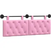 Syfax Hängendes Kopfteil Rosa Stoff