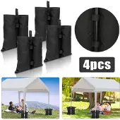 Jiubiaz 4X Pavillon Sandsäcke Pavillons & Partyzelte Ballastsäcke Sandtasche Standfuß Gewichte Gartenpavillon