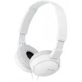 Sony MDR-ZX110AP faltbarer Bügelkopfhörer mit Headsetfunktion, weiß
