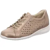Waldlaufer Schnürhalbschuhe in gold/silber/bronce, Gr. 6.5